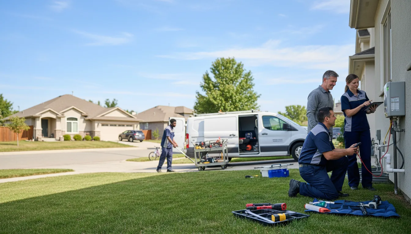 Tankless water heater service in Midway City, CA